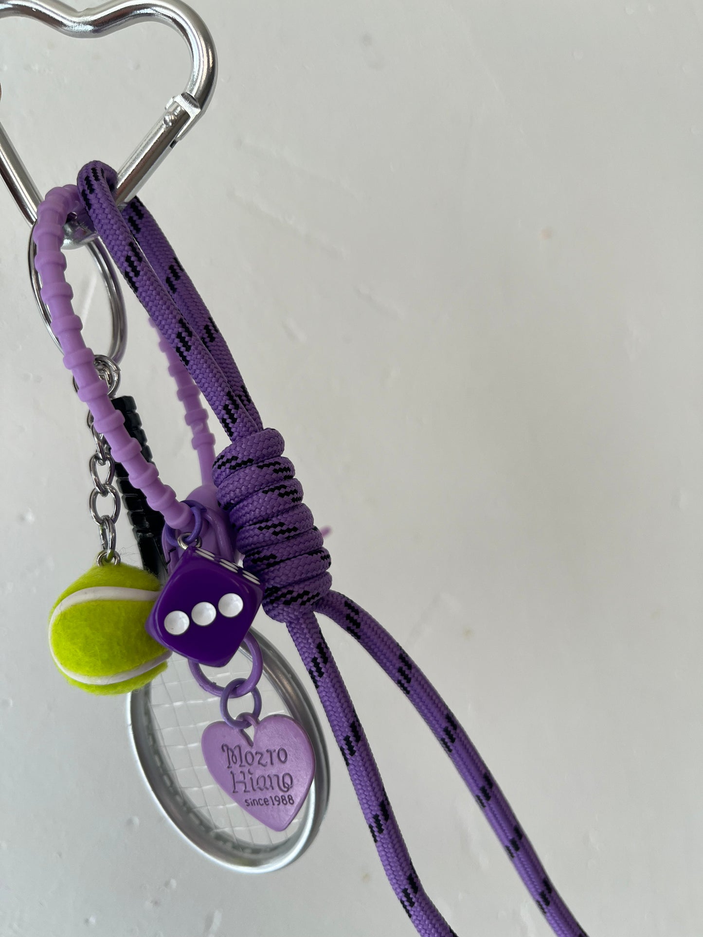 Sporty-chic bag charm