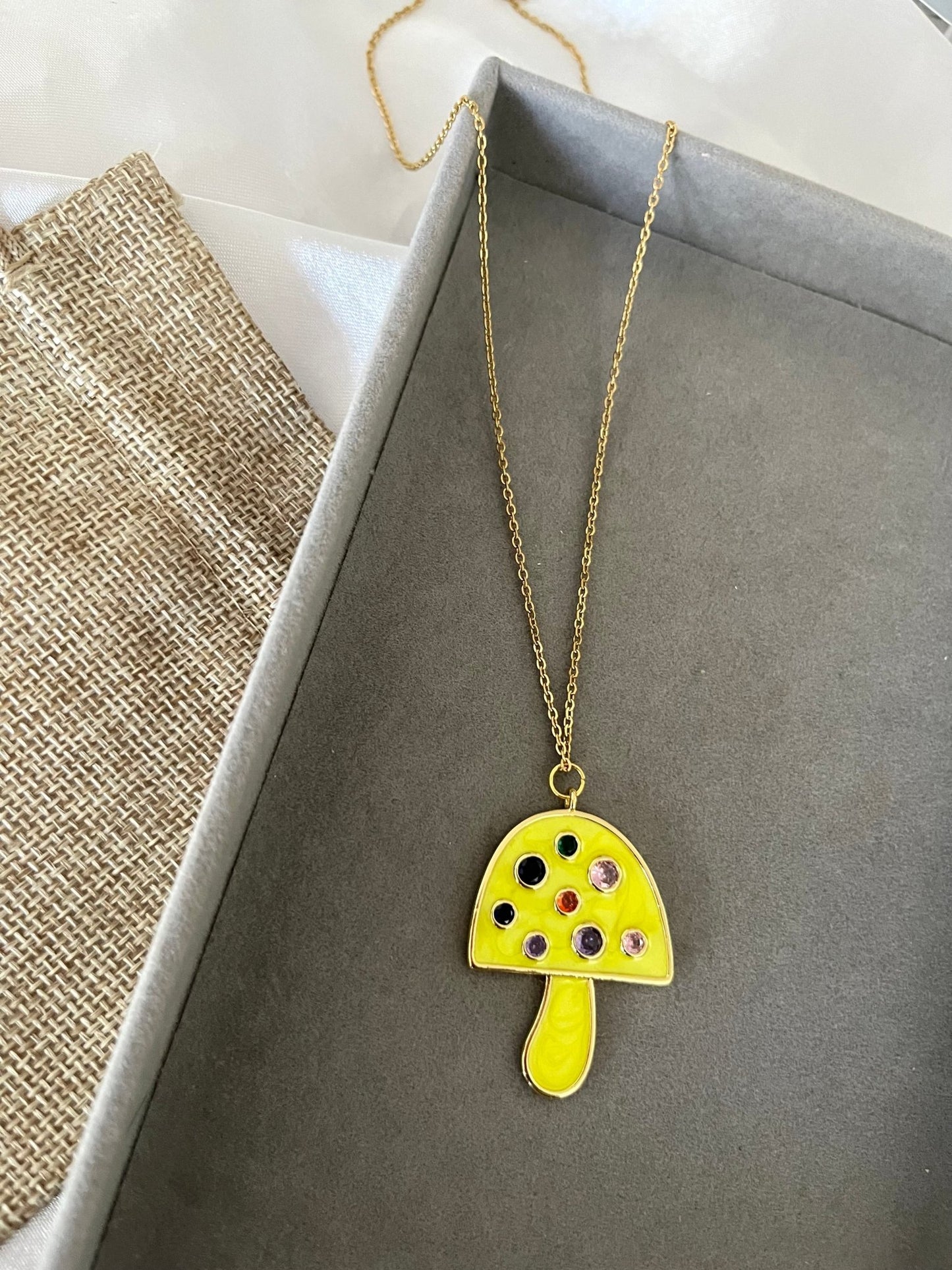 Big mushroom necklace - Dolché Jewelry