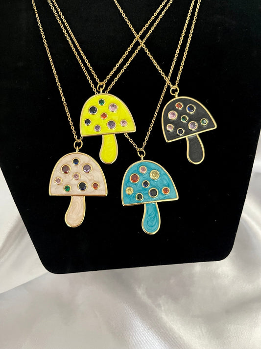Big mushroom necklace - Dolché Jewelry