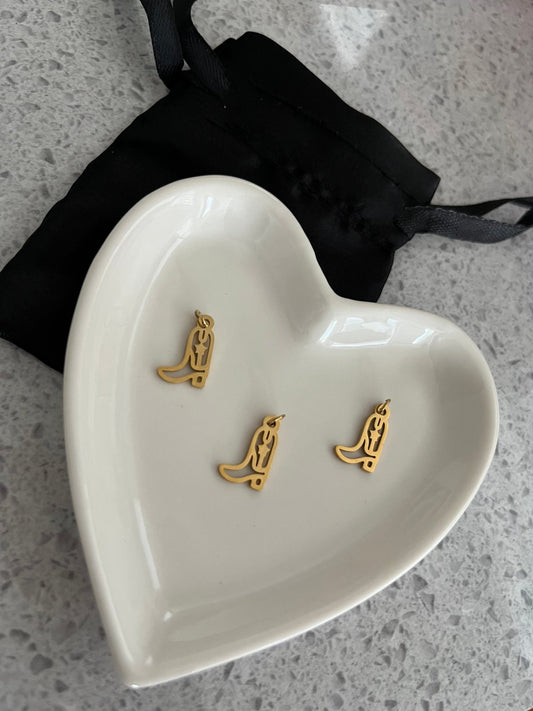Cowboy boot charm - Dolché Jewelry