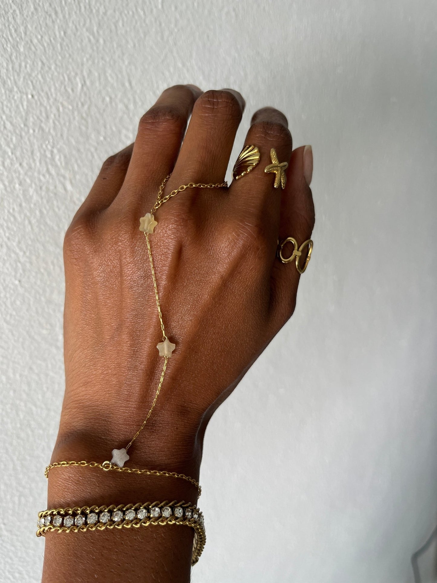 Gemma hand chain - Dolché JewelryDolché Jewelry