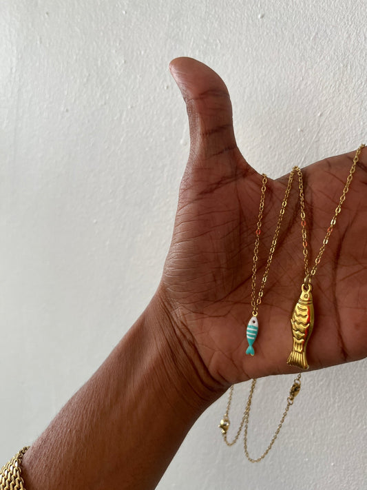 Golden catch necklace - Dolché JewelryDolché Jewelry