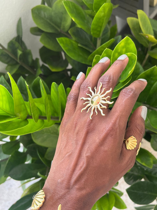 Retro sun ring - Dolché JewelryDolché Jewelry