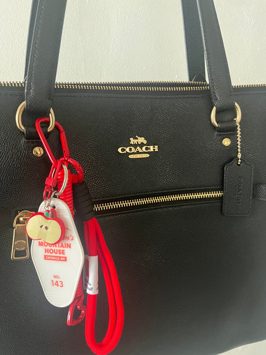 Very red bag charm - Dolché JewelryDolché Jewelry