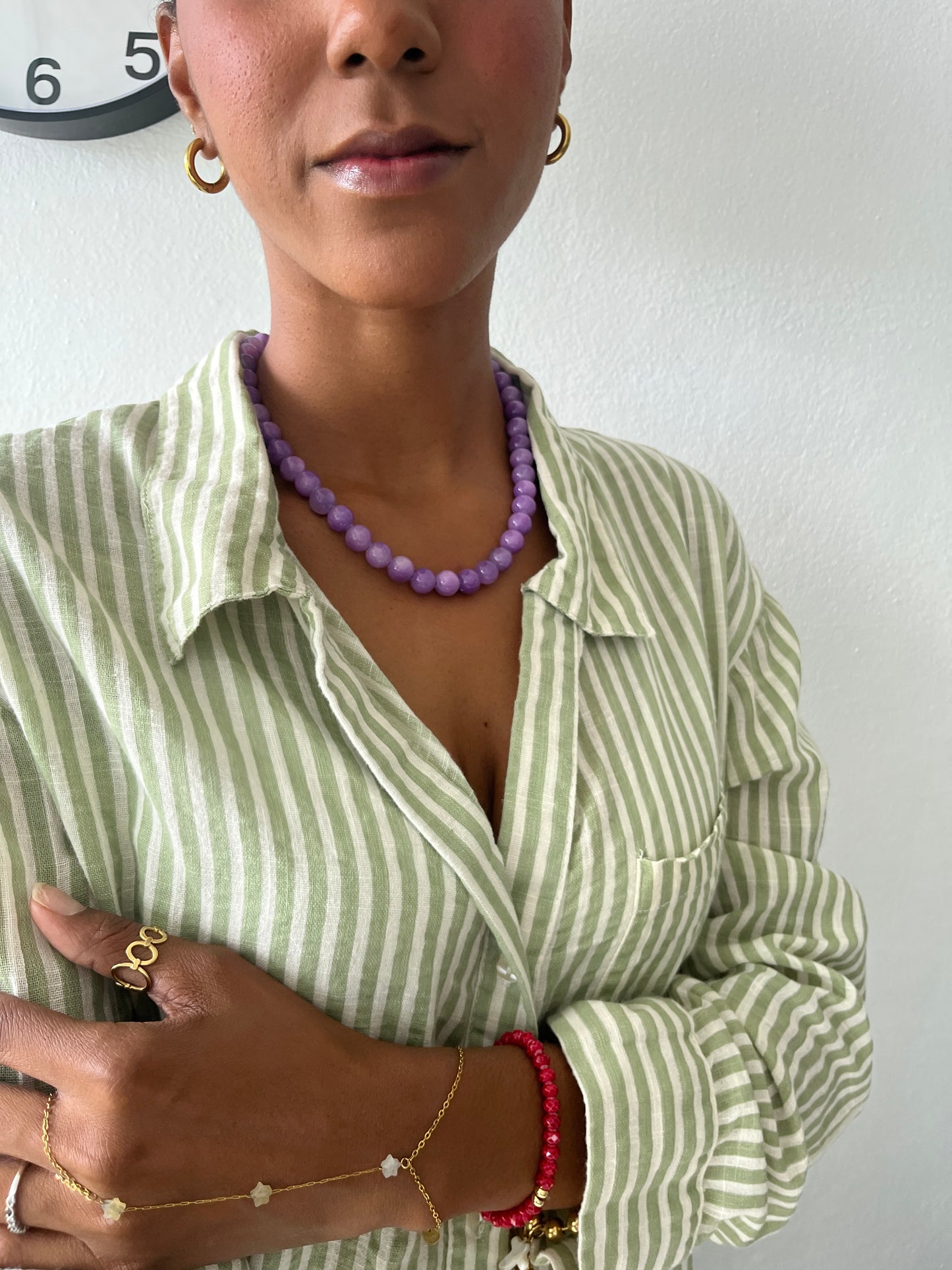 Lila pop necklace