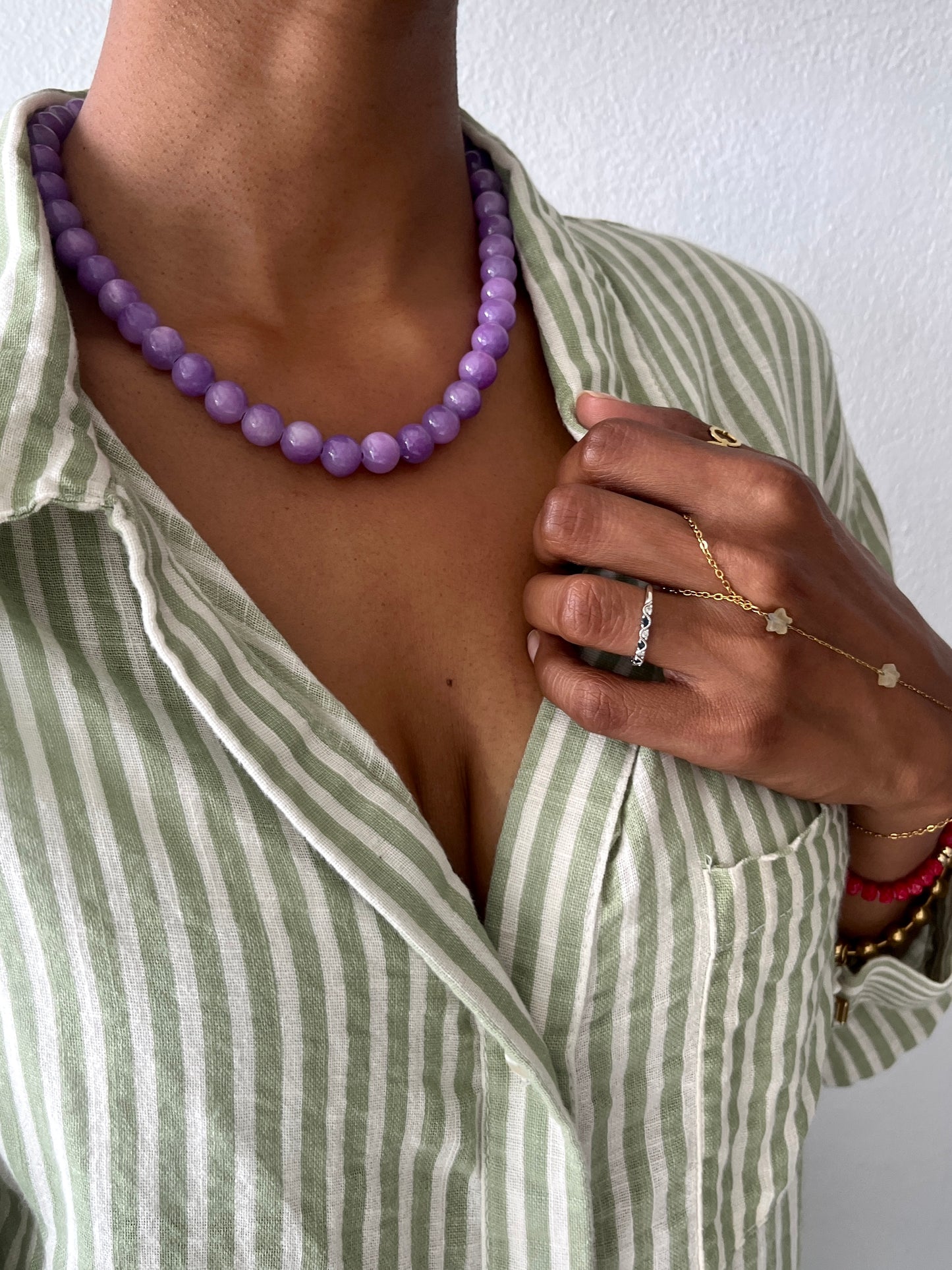 Lila pop necklace