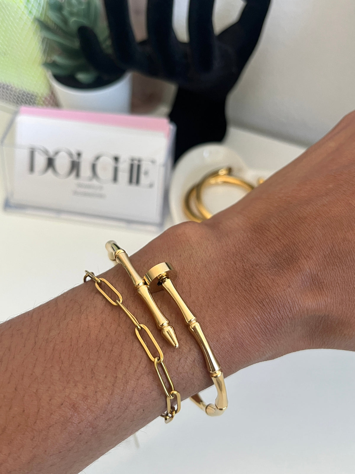 Bamboo Nail Bracelet