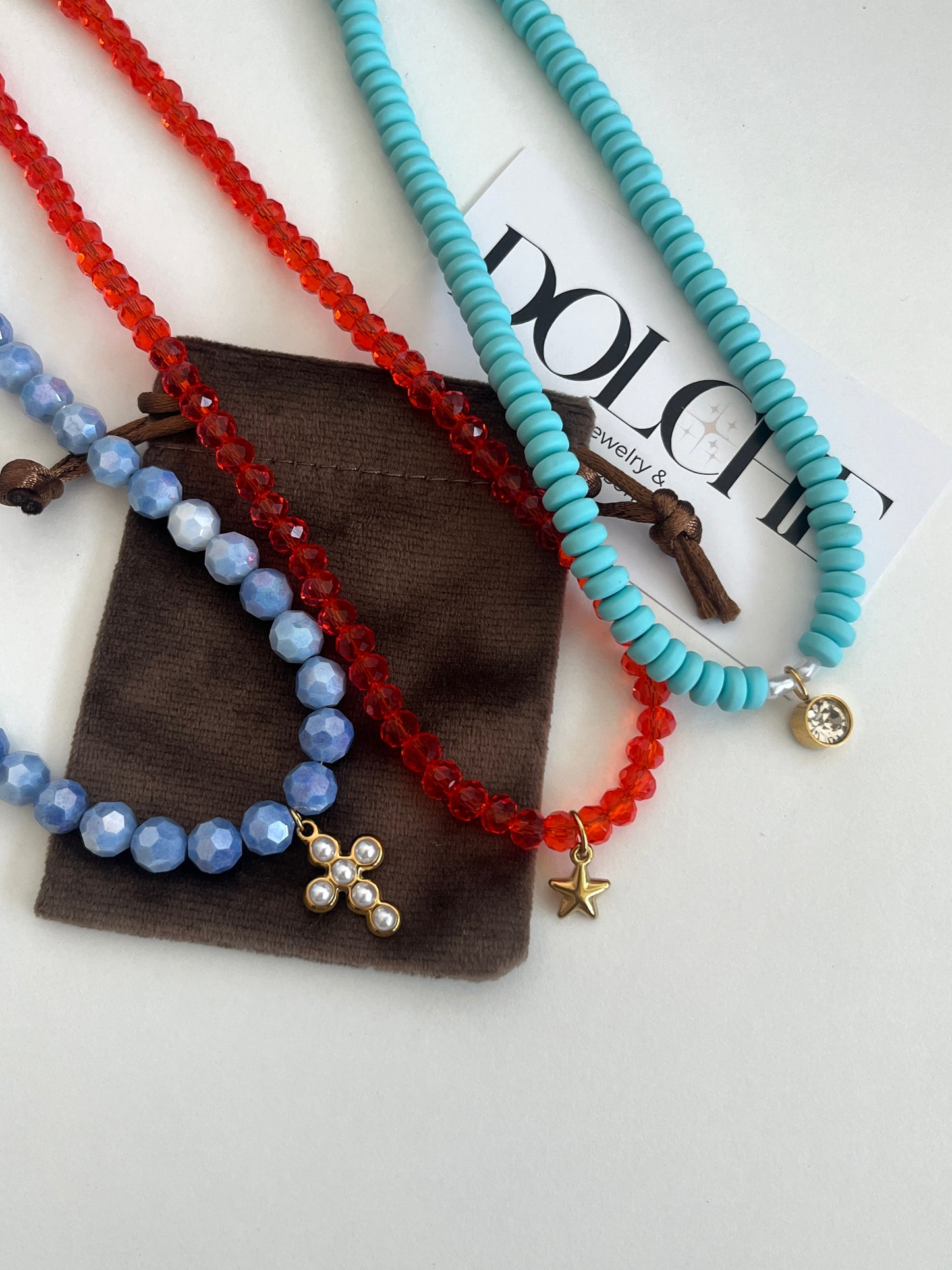 Beaded necklaces