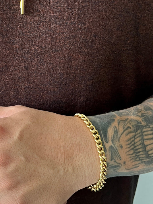 Cuban sleek bracelet - Dolché JewelryDolché Jewelry