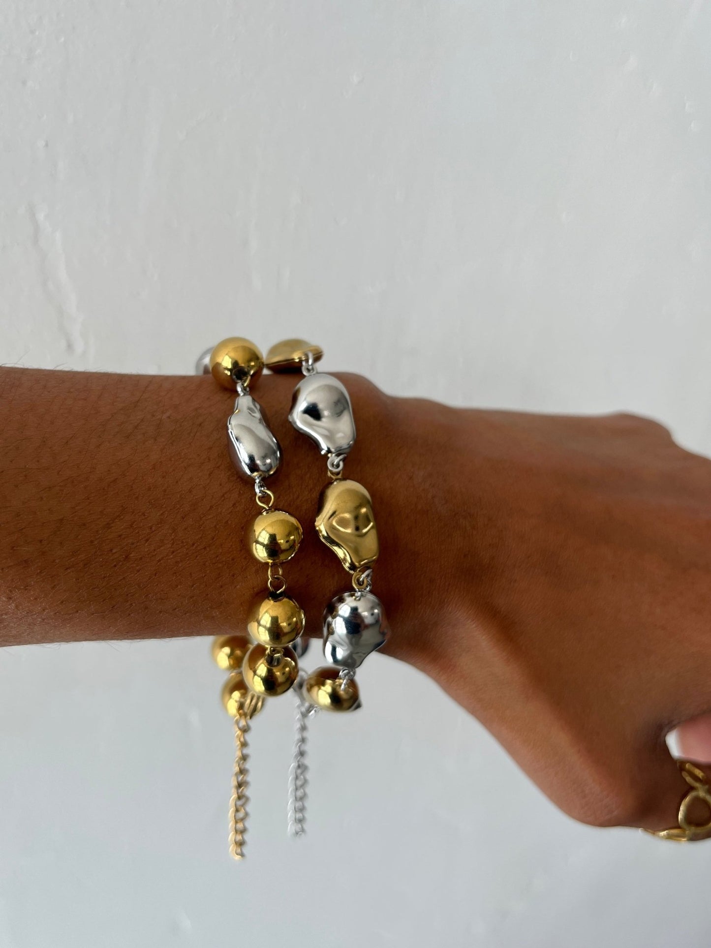 Duo Two-Tone Bracelets - Dolché JewelryDolché Jewelry