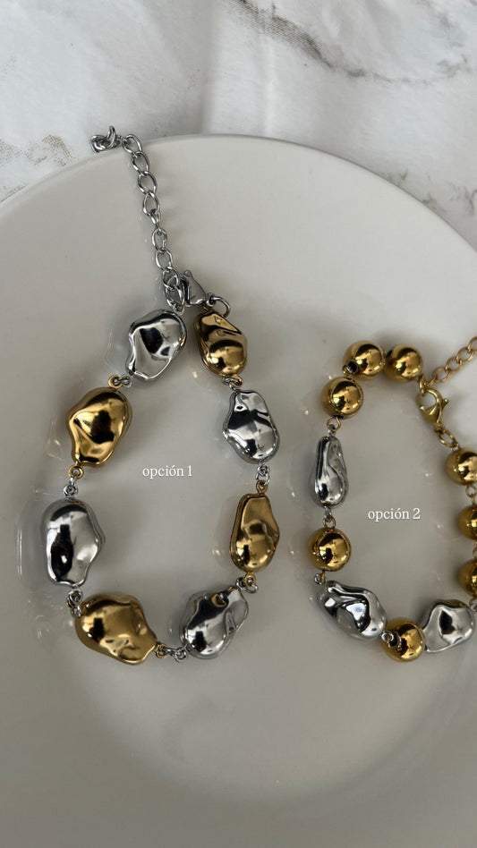 Duo Two - Tone Bracelets - Dolché JewelryDolché Jewelry