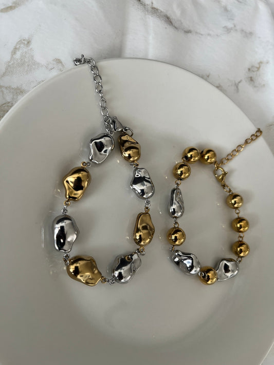 Duo Two - Tone Bracelets - Dolché JewelryDolché Jewelry