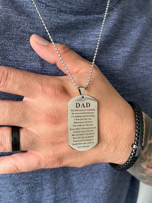 Hero Dad necklace - Dolché JewelryDolché Jewelry