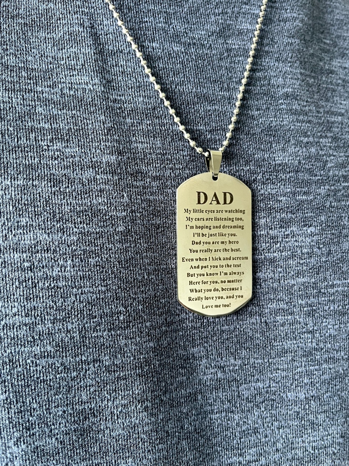 Hero Dad necklace - Dolché JewelryDolché Jewelry
