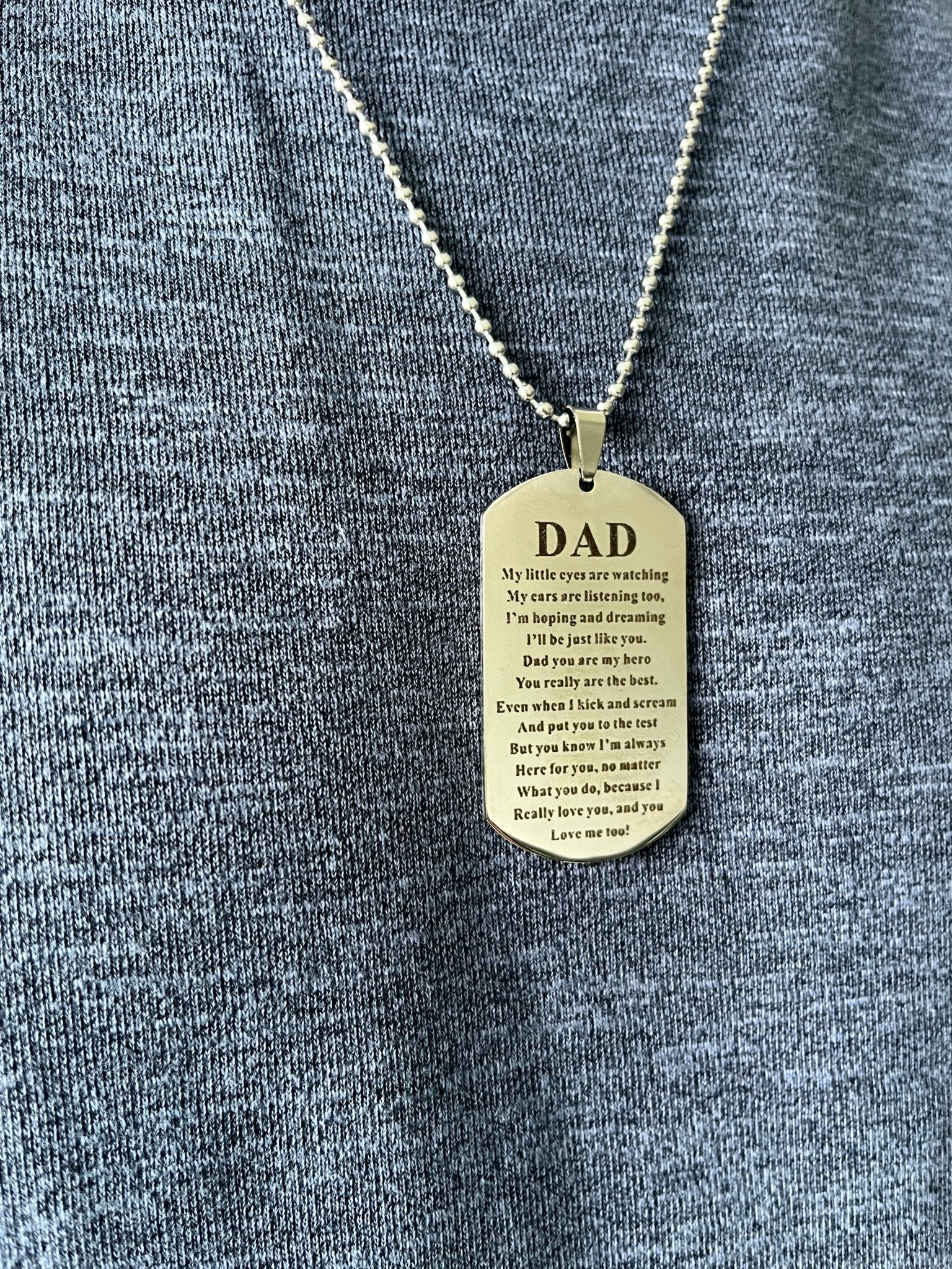 Hero Dad necklace - Dolché JewelryDolché Jewelry