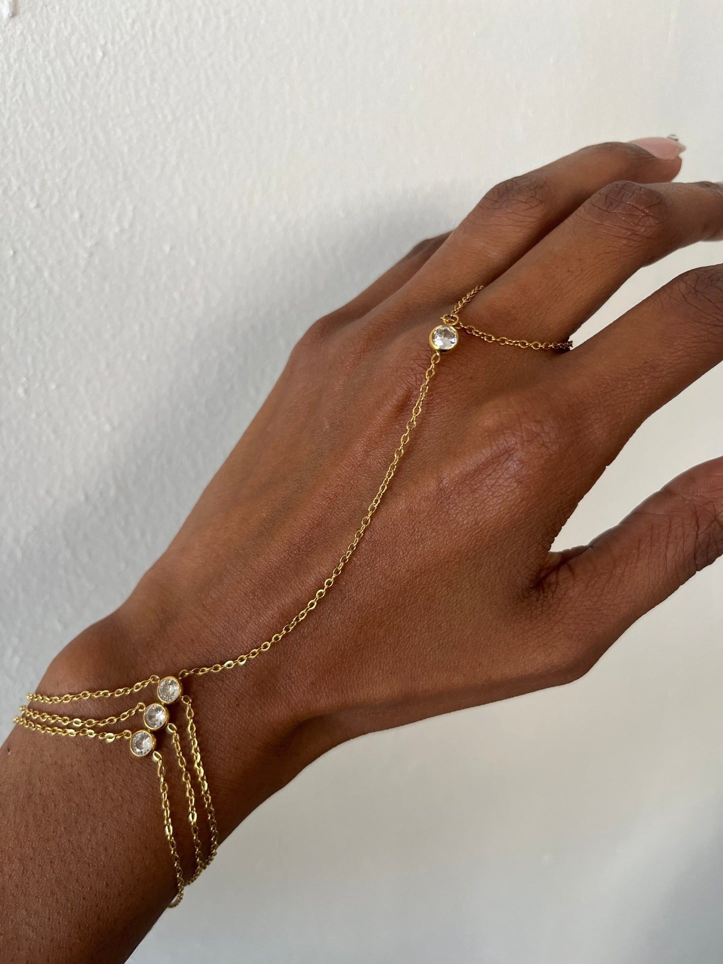 Jade hand chain - Dolché JewelryDolché Jewelry