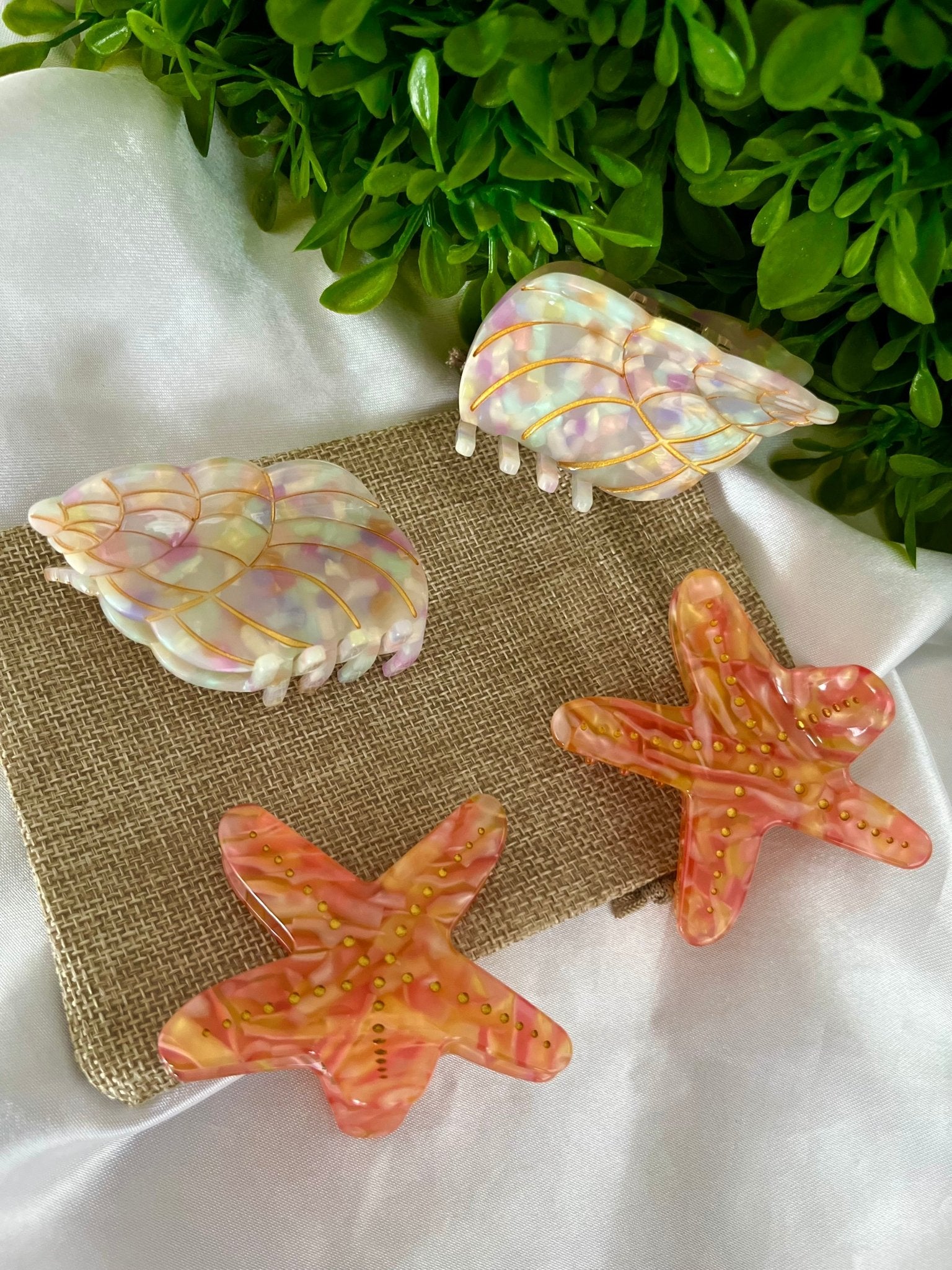 Tropical hair clips - Dolché JewelryDolché Jewelry