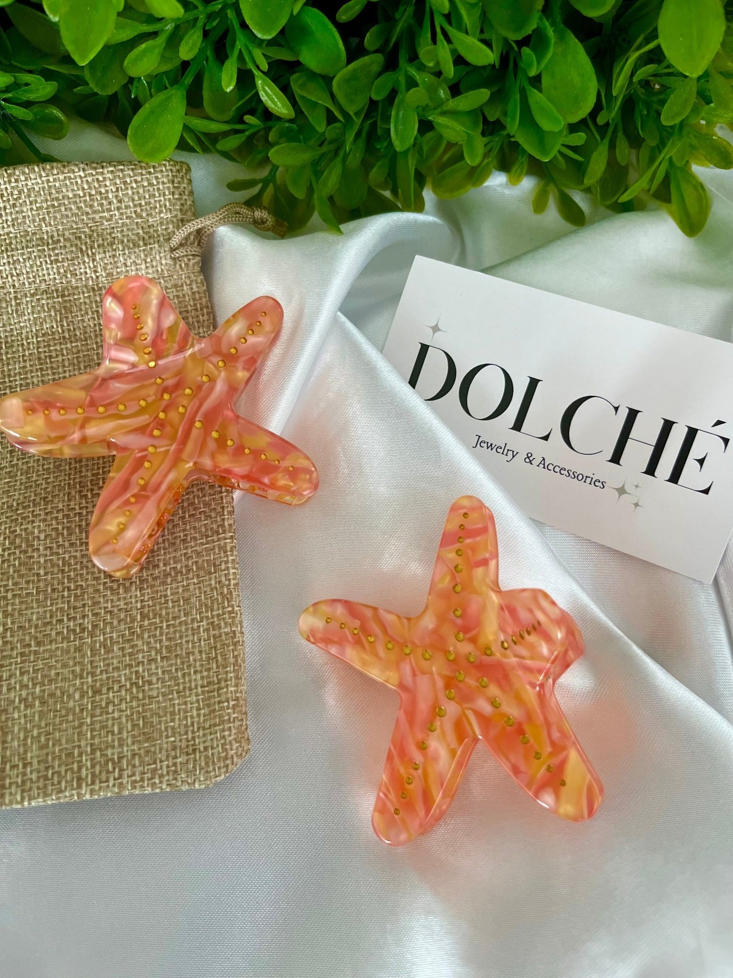 Tropical hair clips - Dolché JewelryDolché Jewelry